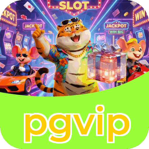 Interface do aplicativo pgvip mostrando jogos disponíveis no iOS e Android
